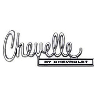 1970 Chevy Chevelle TRUNK LID EMBLEM Chevelle BY Chevy - Classic 2 Current Fabrication