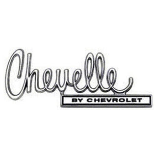 1970 Chevy Chevelle TRUNK LID EMBLEM Chevelle BY Chevy.