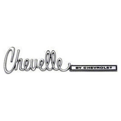 1971 Chevy Chevelle TRUNK LID EMBLEM Chevelle BY Chevy.