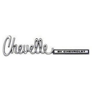 1971 Chevy Chevelle TRUNK LID EMBLEM Chevelle BY Chevy.