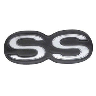 1971-1972 Chevy Chevelle REAR BUMPER EMBLEM, 'SS' - Classic 2 Current Fabrication