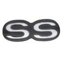 1971-1972 Chevy Chevelle REAR BUMPER EMBLEM, 'SS'.