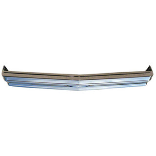 1978-1987 GMC Caballero BUMPER FACE BAR FRT CHROME WITHOUT PAD HOLES - Classic 2 Current Fabrication