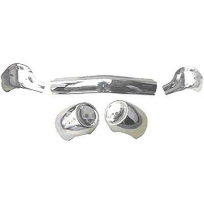 1957 Chevy 150 BUMPER ASSEMBLY FRONT, CHROME.