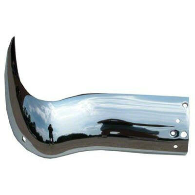1955 Pontiac Catalina DRIVER SIDE REAR BUMPER END, -USA CHROME.