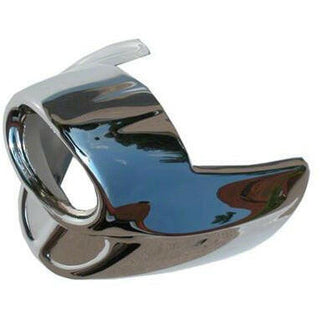 1957 Chevy 150 DRIVER SIDE REAR BUMPER END, -USA CHROME.