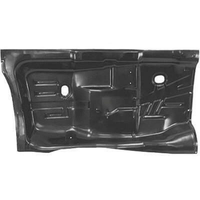 1965-1970 Chevy Impala DRIVER SIDE FLOOR PAN, FROM FIREWALL TO REAR FOOTWELL.