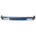 1978-1983 Chevy Malibu BUMPER FACE BAR REAR, WITH IMPACT STRIP HOLES.