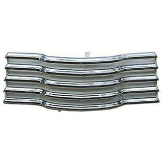 1947-1953 Chevy 1st Series Pickup GRILLE, CHROME BARS WITH CREAM COLOR PAINT.