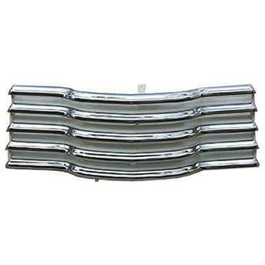 1947-1953 Chevy Suburban GRILLE, CHROME BARS WITH CREAM COLOR PAINT.