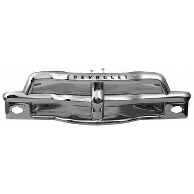1954-1955 Chevy Suburban GRILLE, CHROME, WITH LETTERING.