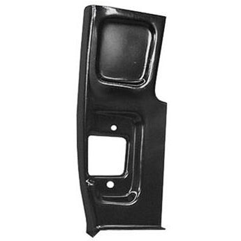 1955-1959 Chevy 2nd Series Pickup DRIVER SIDE LOWER DOOR PILLAR PATCH, 15-3/4in X 6-1/2in - Classic 2 Current Fabrication