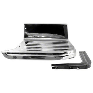 1955-1966 Chevy 2nd Series Pickup PASSENGER SIDE CHROME RUNNING BOARD w/BRACKET FOR STEPSIDE - Classic 2 Current Fabrication
