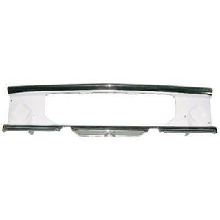 1964-1966 Chevy C/K Pickup GRILLE MOUNTING PANEL, CHROME/MILK WHITE.