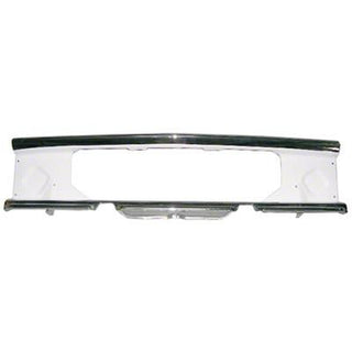 1964-1966 Chevy Suburban GRILLE MOUNTING PANEL, CHROME/MILK WHITE - Classic 2 Current Fabrication