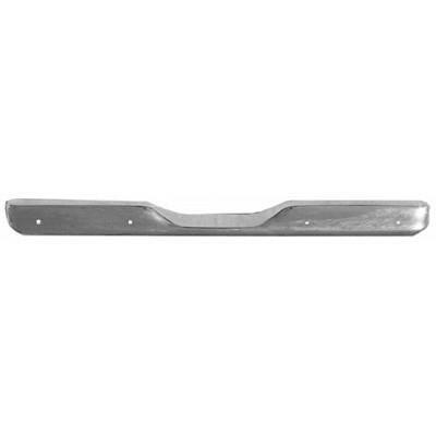 1960-1962 GMC Suburban CHROME REAR BUMPER FACE BAR w/o LICENSE HOLE FOR FLEETSIDE.
