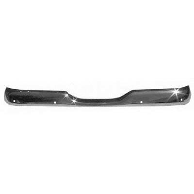 1961-1966 Chevy Suburban BUMPER FACE BAR REAR, CHROME, STEPSIDE/FENDERSIDE.