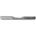 1963-1966 Chevy C/K Pickup BUMPER FACE BAR REAR, CHROME, FLEETSIDE/WIDESIDE, w/LICENSE HOLE - Classic 2 Current Fabrication