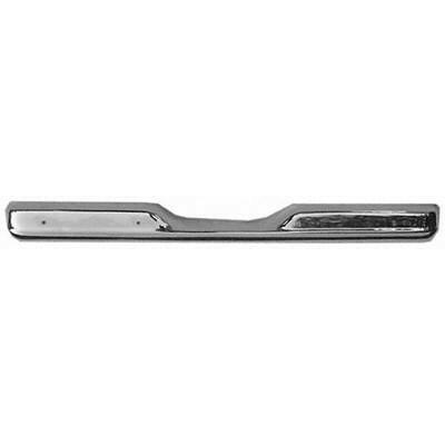 1963-1966 GMC Pickup BUMPER FACE BAR REAR, CHROME, FLEETSIDE/WIDESIDE, w/LICENSE HOLE.
