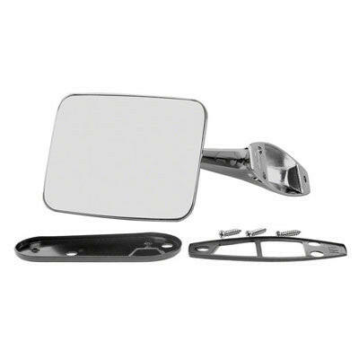1971-1972 Chevy Suburban DRIVER SIDE STANDARD OUTSIDE REARVIEW MIRROR, MOUNTING HARDWARE.