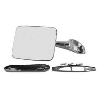 1971-1972 Chevy Suburban DRIVER SIDE STANDARD OUTSIDE REARVIEW MIRROR, MOUNTING HARDWARE - Classic 2 Current Fabrication