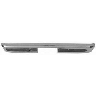 1967-1986 GMC Pickup BUMPER FACE BAR REAR, CHROME, STEPSIDE/FENDERSIDE.