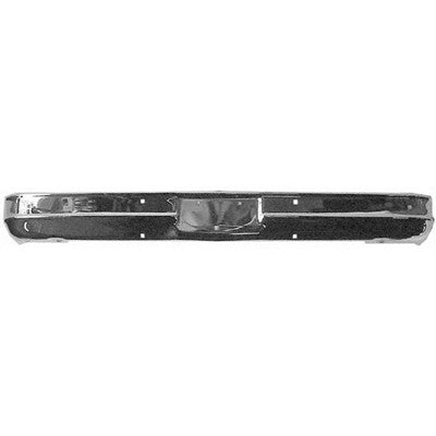 1973-1980 Chevy Blazer CHROME FRONT BUMPER FACE BAR, w/o PAD HOLES - Classic 2 Current Fabrication