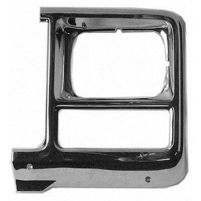 1980 Chevy Suburban DRIVER SIDE CHROME HEAD LIGHT BEZEL FOR TRUCKS w/SQUARE HEAD.