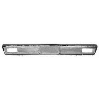 1981-1982 Chevy Blazer FRONT BUMPER, CHROME, WITH PAD HOLES.