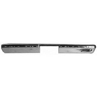 1981-1986 GMC Pickup CHROME REAR BUMPER FACE BAR w/HOLE FOR FLEETSIDE.