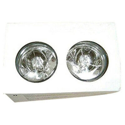 1992-1998 Chevy Suburban FOG LIGHT SET, 3-3/4in ROUND, CLEAR LENSES, INCLUDED WITH.