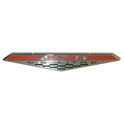 1964-1967 Pontiac GTO FENDER EMBLEM, GTO 6.5 LITER, 2 REQUIRED.