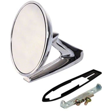 1967-1968 Pontiac Firebird DRIVER SIDE STANDARD 2ND DESIGN OUTSIDE REARVIEW MIRROR WITH - Classic 2 Current Fabrication