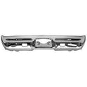 1967 Pontiac GTO CHROME REAR BUMPER FACE BAR.