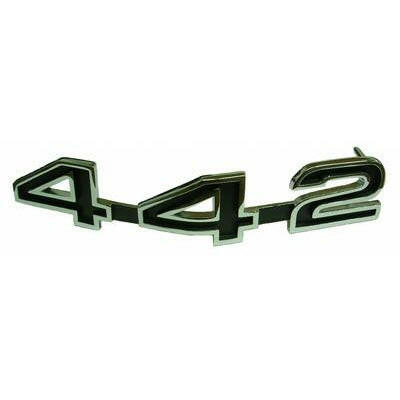 1968 Oldsmobile Cutlass 442 Grille Emblem, '442'.