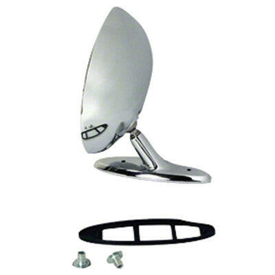 1968-1969 Oldsmobile F-85 DRIVER SIDE CHROME STANDARD NON REMOTE OUTSIDE REARVIEW MIRROR WITH.