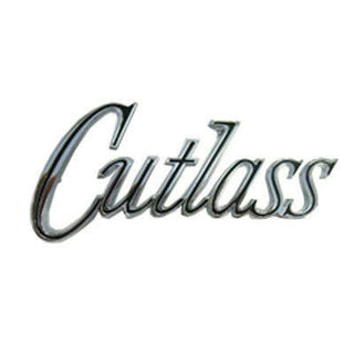 1970 Oldsmobile F-85 EMBLEM, FRONT, CUTLASS FENDER EMBLEM, USE 2.