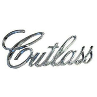 1973-1977 Oldsmobile Cutlass EMBLEM, FRONT, CUTLASS FENDER EMBLEM, USE 2.