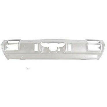 1971-1972 Oldsmobile Cutlass BUMPER FACE BAR REAR CHROME w/o EXHAUST CUTOUTS w/o GUARD.