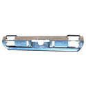 1971-1972 Oldsmobile F-85 BUMPER FACE BAR REAR, CHROME, w/o EXHAUST CUTS, - Classic 2 Current Fabrication