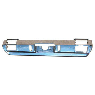 1971-1972 Oldsmobile Supreme BUMPER FACE BAR REAR, CHROME, w/o EXHAUST CUTS,.