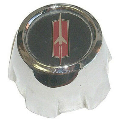 1975-1977 Oldsmobile Cutlass WHEEL CENTER CAP, SUPER STOCK II OR III WHEEL [RED ROCKET], WITH.