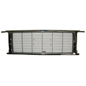 1989-1991 GMC Jimmy GRILLE, CHROME/SILVER, FOR w/QUAD HEAD LIGHTS - Classic 2 Current Fabrication
