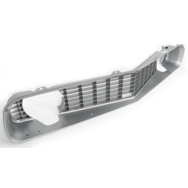 1969 Chevy Camaro Grille With Moulding Argent Silver Except RS Models.