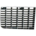1970-1973 Chevy Camaro Grille, Black, RH, Fits RS Models Only.