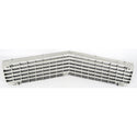 1980-1981 Chevy Camaro Upper Grille Argent Silver Except Berlinetta/Z28 - Classic 2 Current Fabrication