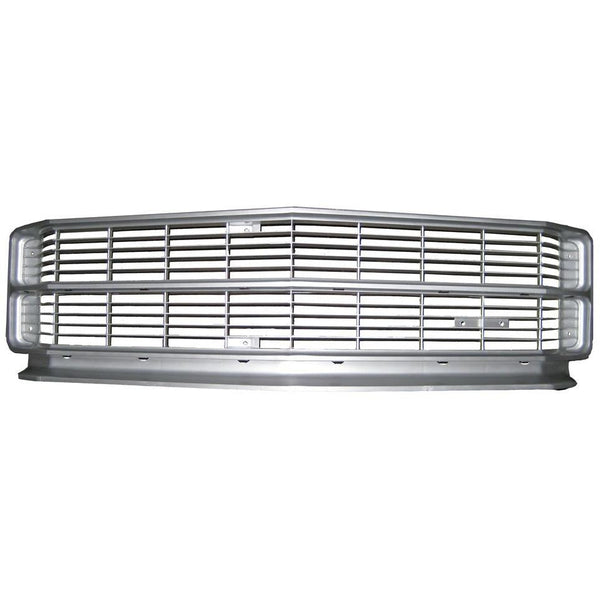 1971 Chevy El Camino Grille, Silver.
