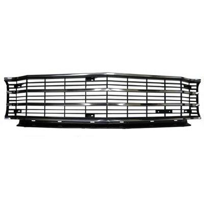 1972 Chevy Chevelle Grille With Upper/Lower/Center Molding Black For Malibu/El Camino - Classic 2 Current Fabrication