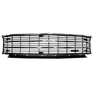 1972 Chevy Chevelle Grille With Upper/Lower/Center Molding Black For Malibu/El Camino.