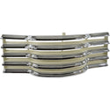 1947-1953 Chevy Truck Grille Assembly Chrome with Ivory Backsplash Includes Mounting Brackets.